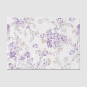 Shabby Chic Lilac Serie Design 3 Seidenpapier
