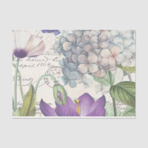 Shabby Chic Lilac Serie Design 4 Seidenpapier