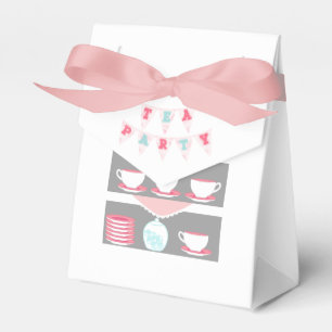 Shabby-Chic Mädchen-Baby-Shower-Teeparty Geschenkschachtel