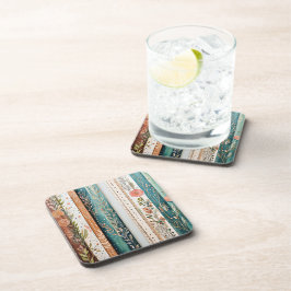 Shabby Chic-Mischmuster Getränkeuntersetzer