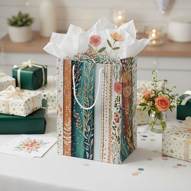 Shabby Chic-Mischmuster Mittlere Geschenktüte (Von Creator hochgeladen)