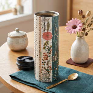 Shabby Chic-Mischmuster Thermosbecher