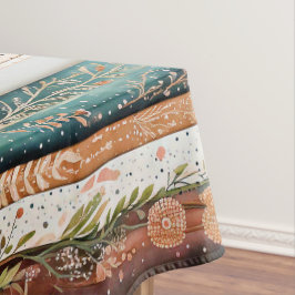 Shabby Chic-Mischmuster Tischdecke