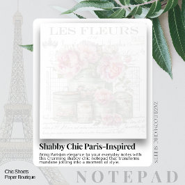 Shabby Chic Paris-inspiriertes Vintage-Design-Noti Notizblock