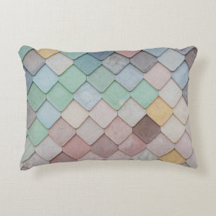 Shabby Chic Pastel Tiles Cufflinks Dekokissen