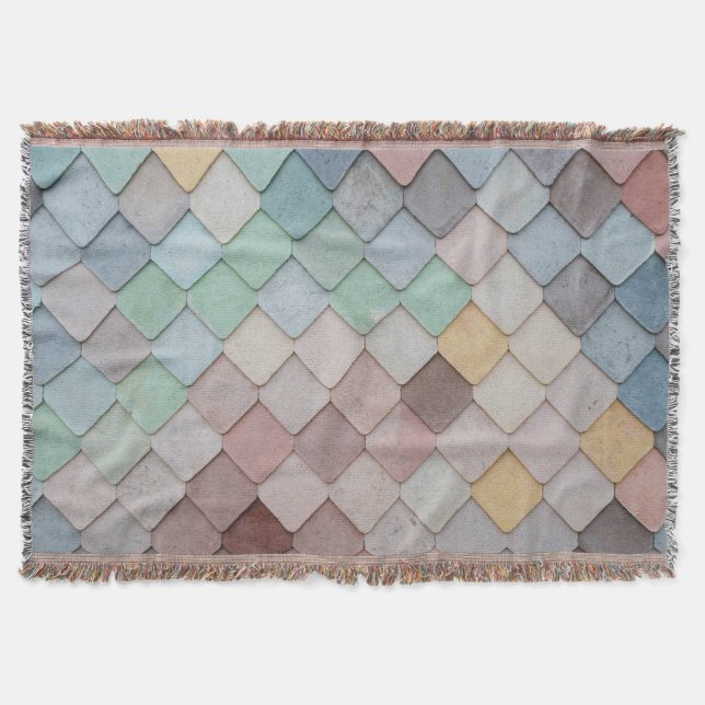 Shabby Chic Pastel Tiles Decke (Vorderseite)