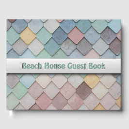 Shabby Chic Pastel Tiles Gästebuch