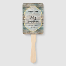 Shabby Chic Pastel Wood Fächer