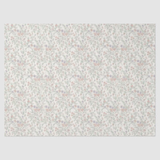 Shabby Chic Pastell Blumen Nahtloses Geschenkpapie Seidenpapier