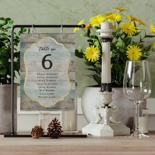 Shabby-Chic-Pastell-Holztisch-Nummer