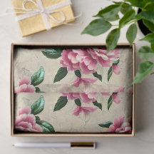 Shabby Chic Pink Gardenias