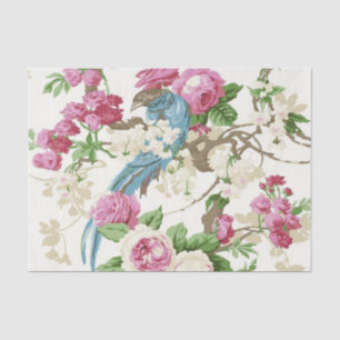 Shabby Chic Pink Serie Design 4 Seidenpapier