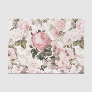 Shabby Chic Pink Serie Design 9 Seidenpapier