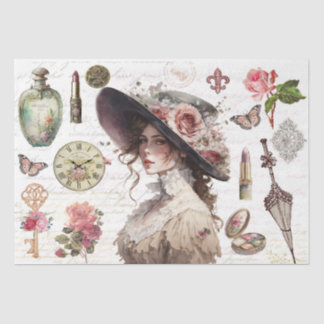 Shabby Chic Projekt Seidenpapier