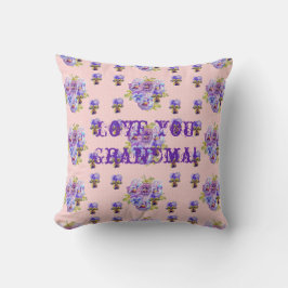 Shabby Chic Rosa Liebe Sie Oma Cushi Kissen