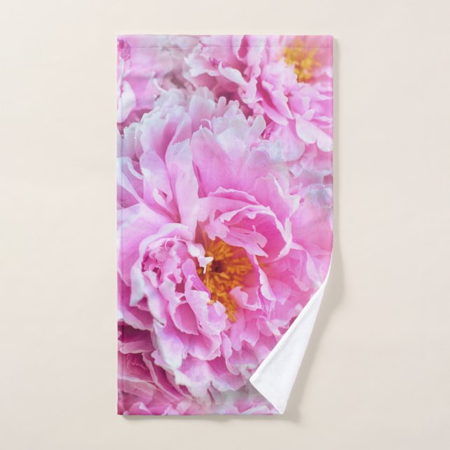 Shabby Chic Rosa Pastellfarben Rosa Erdnüsse Badhandtuch Set (Handtuch)