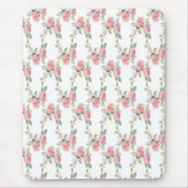 Shabby Chic Rosa Rose Mousepad
