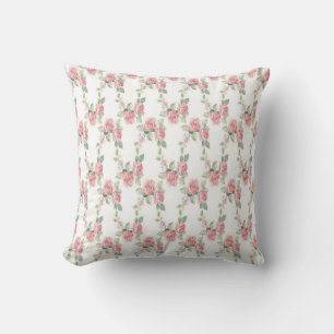 Shabby Chic Rosa Rosen Blumen Kissen