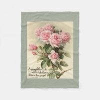 Shabby Chic-rosa viktorianische Rosen