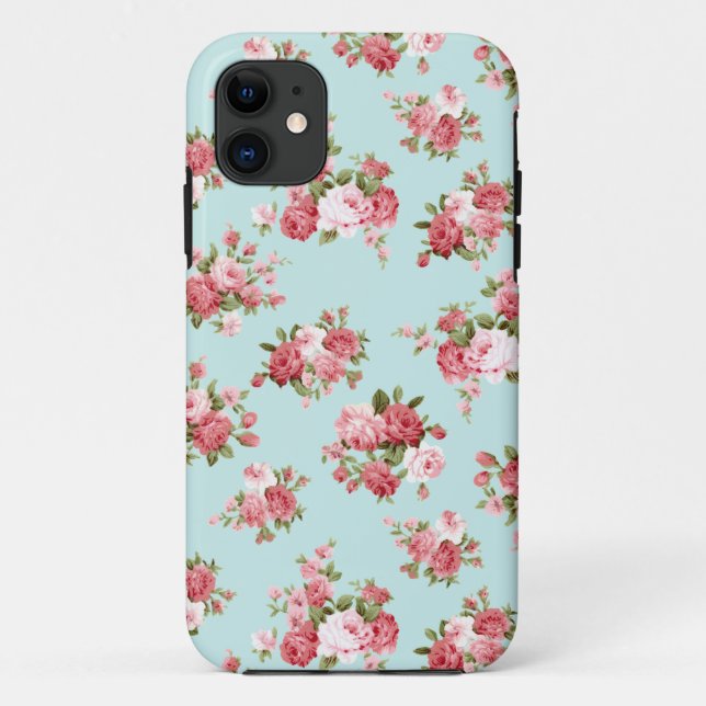 Shabby Chic-Rose Case-Mate iPhone Hülle (Rückseite)