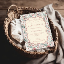 Shabby Chic Rose Garden Baby Shower