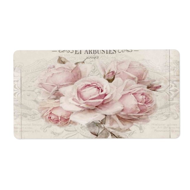 Shabby Chic, rustikal, Vintag, blumenreich, Collag (Vorne)