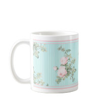 Shabby Chic Tasse Rosa und Rosa