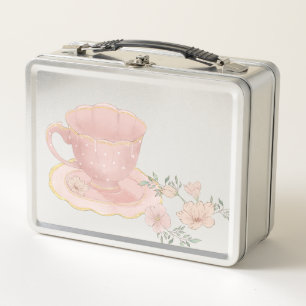 Shabby Chic Tea Party Metall Brotdose