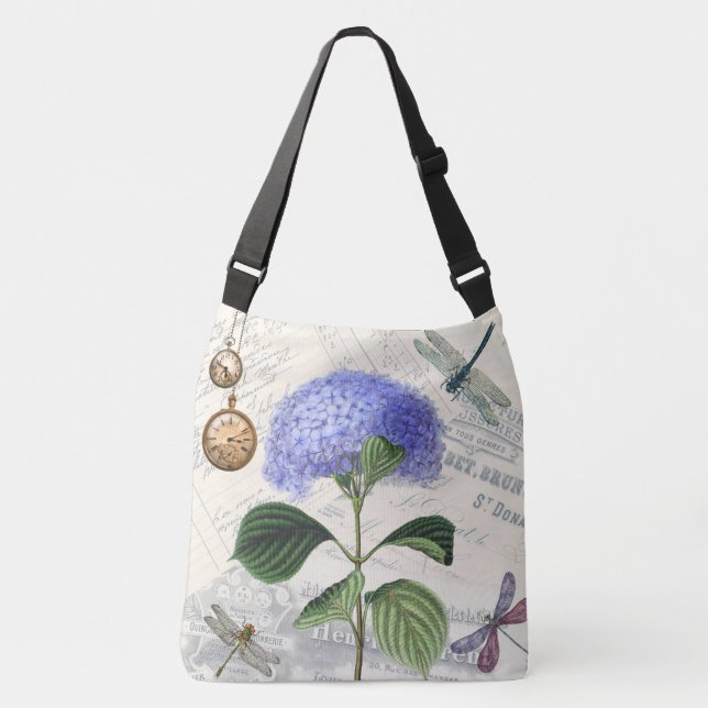Shabby Chic Tote Bag Tragetaschen Mit Langen Trägern (Vorderseite)