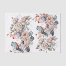 Shabby Chic und Rose Seidenpapier