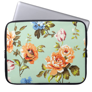 Shabby Chic Vintag Rose Muster Laptopschutzhülle