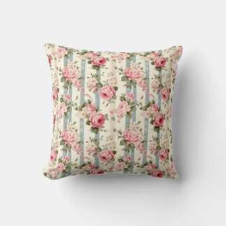 Shabby Chic Vintage Rose Kissen