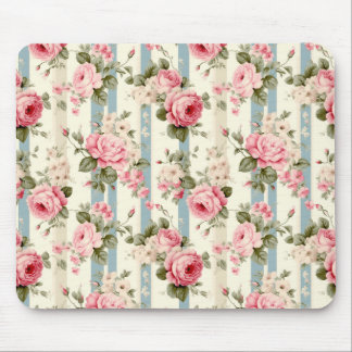 Shabby Chic Vintage Rose Mousepad