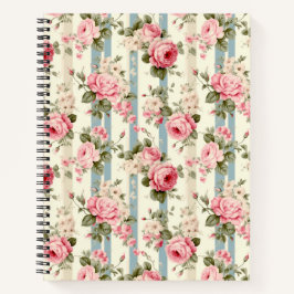 Shabby Chic Vintage Rose Notizbuch