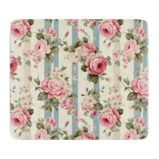 Shabby Chic Vintage Rosen Schneidebrett