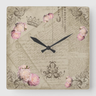 Shabby Chic - Wanduhr