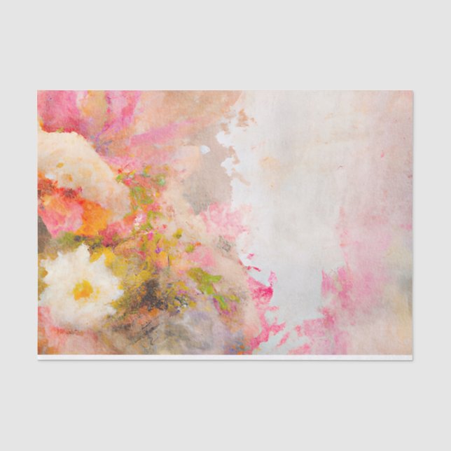 Shabby Chic Wasserfarben Seidenpapier (Vorderseite)