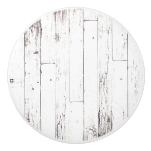 Shabby Chic Weißholz Rustikaler Bauernhof Keramikknauf
