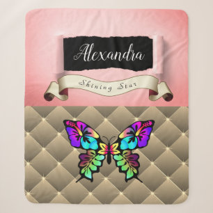 Shabby Chic Whimsical Pop Art Collage Sherpadecke