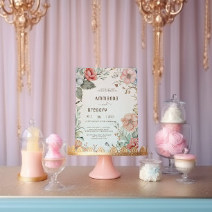 Shabby Chic Wildflower Hochzeitseinladung Einladung