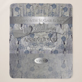Shabby Chic zum 6. Geburtstag von Zucker und Eisen Sherpadecke