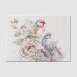 Shabby Chicen und Blume Seidenpapier