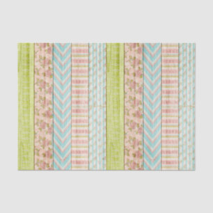 Shabby Cottage Chic Rosen Floral Rustikholz Seidenpapier