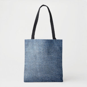 Shabby Denim Textur für Hintergrund. Blue Jeans Tasche