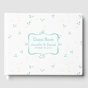 Shabby Dots Wedding Guest Book Gästebuch