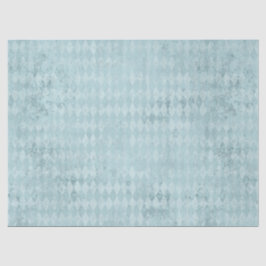 Shabby Floral Aqua Serie Design 8 Seidenpapier