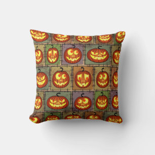 Shabby Halloween, Vintager Hintergrund. Kissen