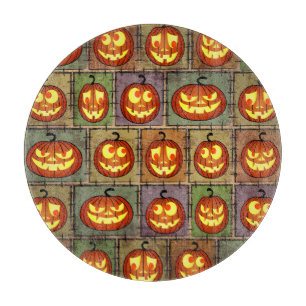 Shabby Halloween, Vintager Hintergrund. Schneidebrett