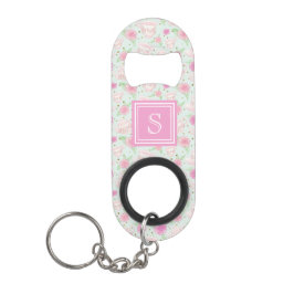Shabby Mint Rose Teezeremonie Personalisiert Mini Flaschenöffner