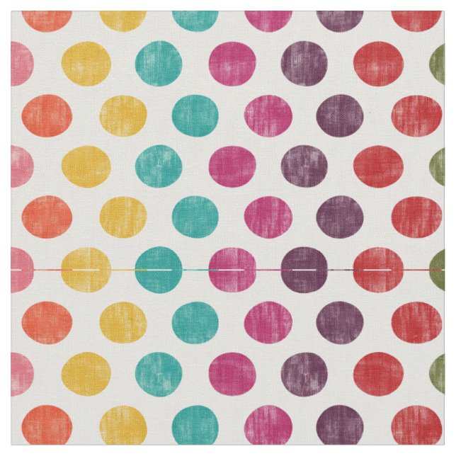Shabby |Polka Dots |Modernes Mittelalter Stoff (Nahaufnahme)